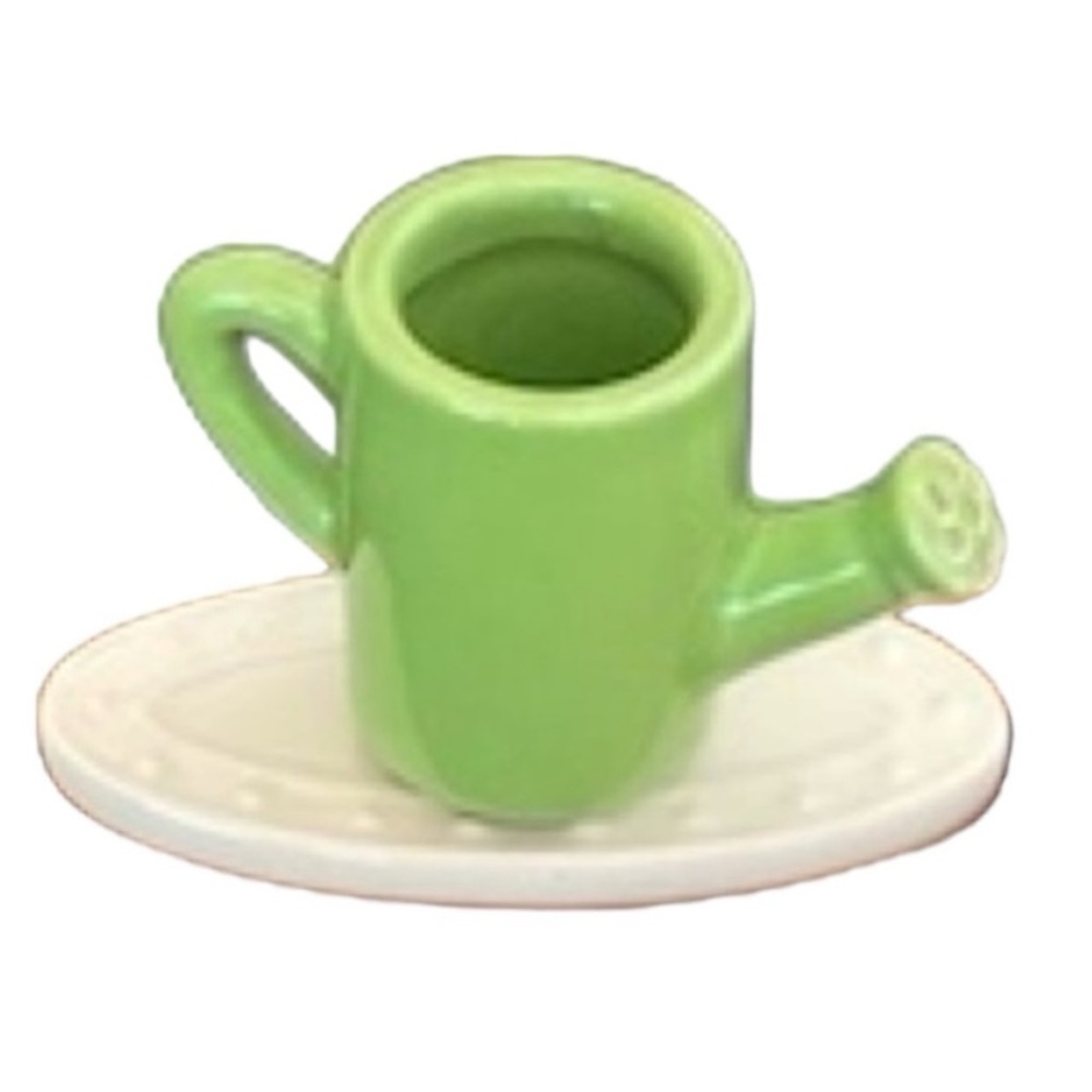 Nora Fleming Green Watering Can Mini